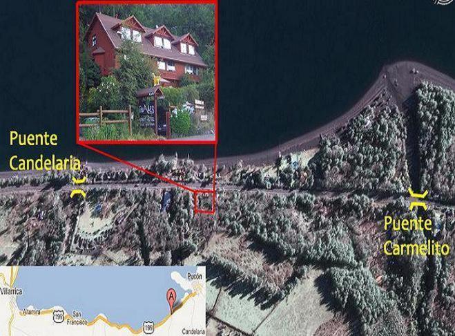 Los Gualles De La Candelaria Apart Hotel Pucón Kültér fotó